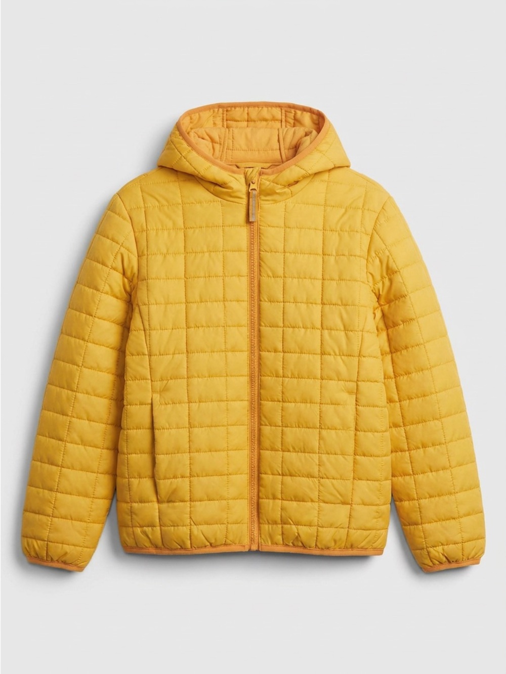 Cat & Jack Size Small (6-7) like new mustard quilted jacket